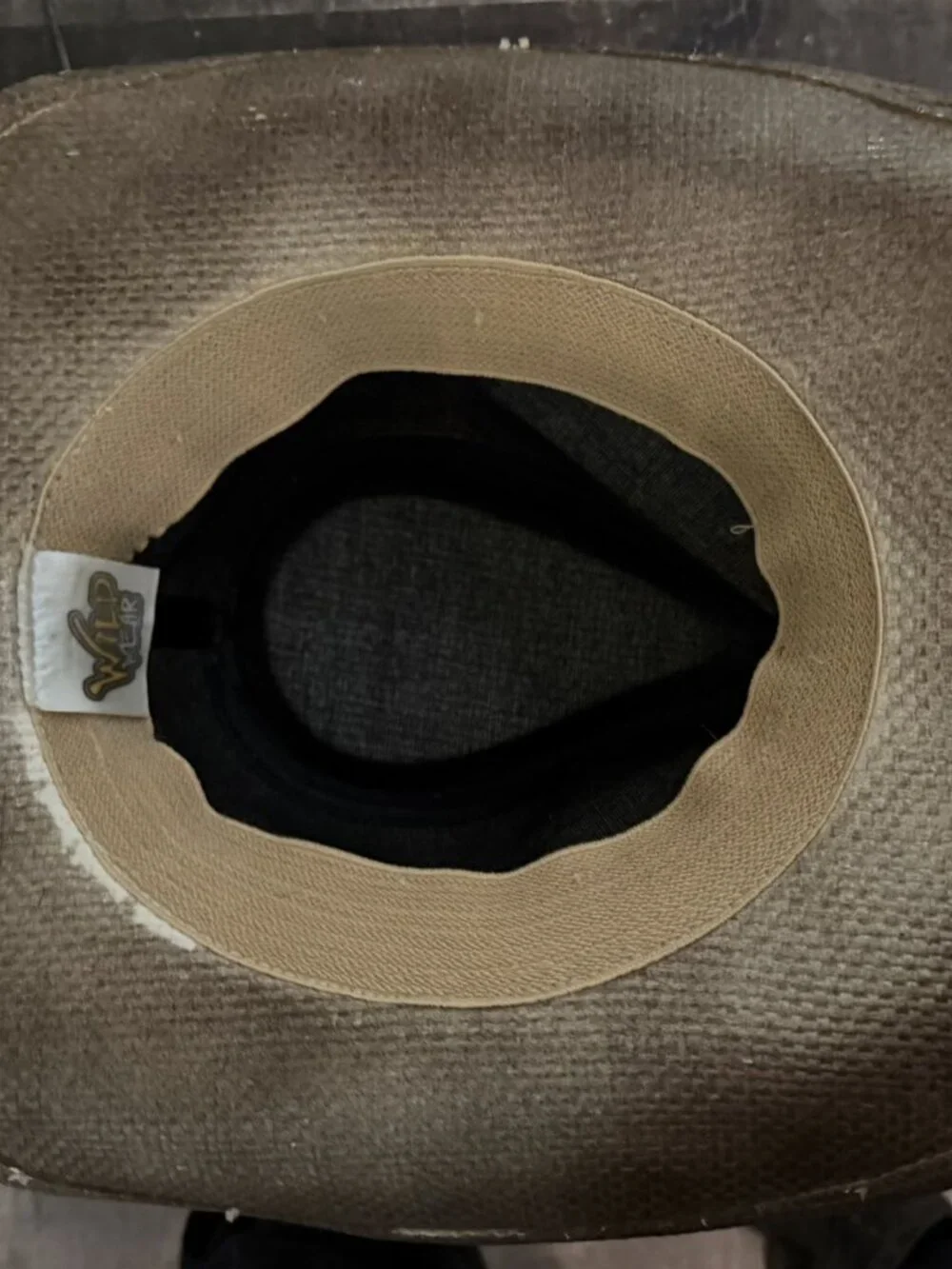Wild Wear Premium Woven Palm Leaf Skull Cowboy Hat - Size 7 1/2